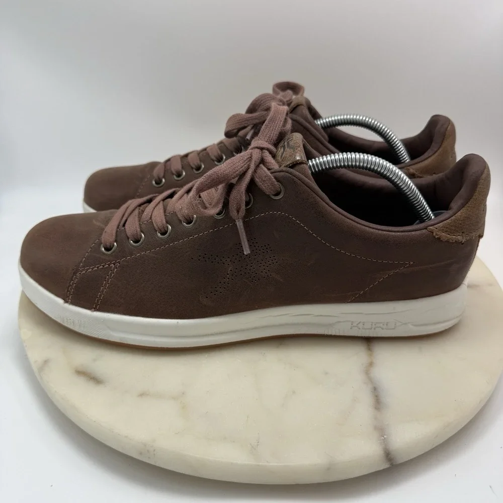 Kuru Roam Classic Court Mens Size 10.5 Brown Athletic Leather Shoes Sneakers